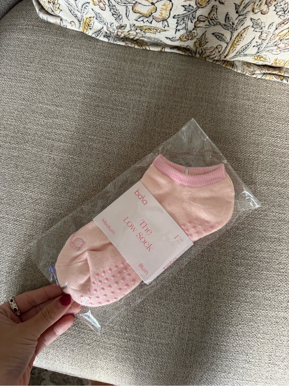 NWT Bala Low Socks Blush Medium